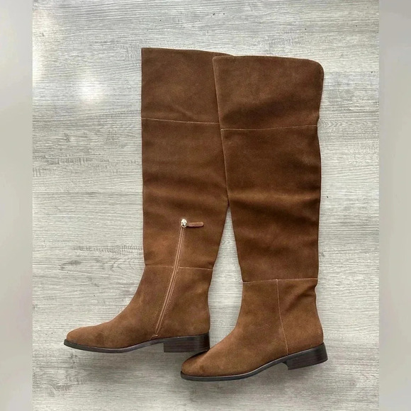 J.Crew Women's Over the Knee Troy
Boot in Rich Walnut Suede, K2741, Size 8 - Picture 4 of 5